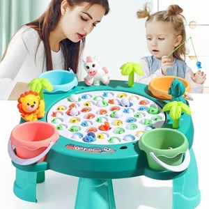 اسباب بازی میز ماهیگیری موزیکال FISHING GAME TABLE _اسباب بازی نوزادی